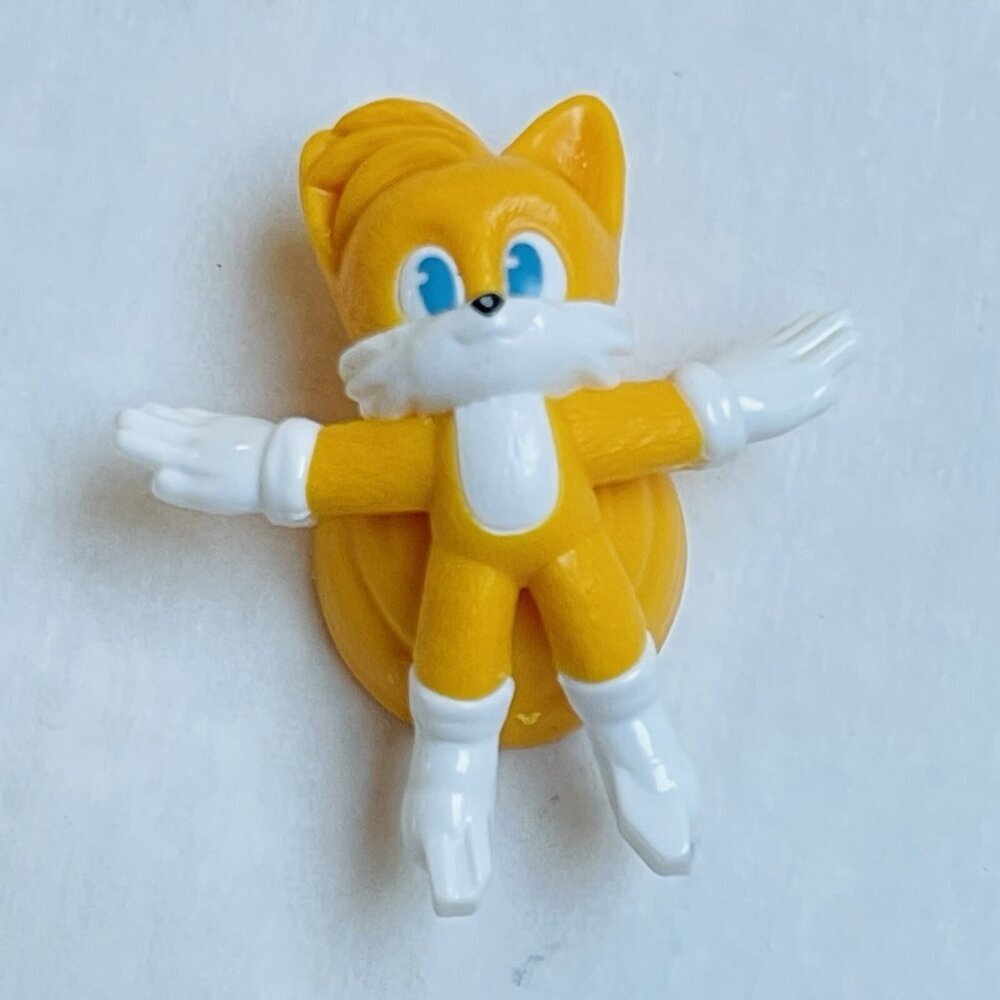 Sonic The Hedgehog 2 Miles Tails Power McDonalds Action Figure Toy Cake Topper